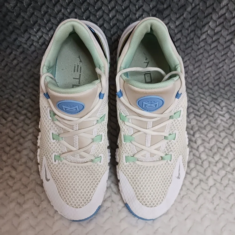 Nike Free Metcon 4 White Mint Foam Women's Walking Running Sneakers Shoes Sz 10